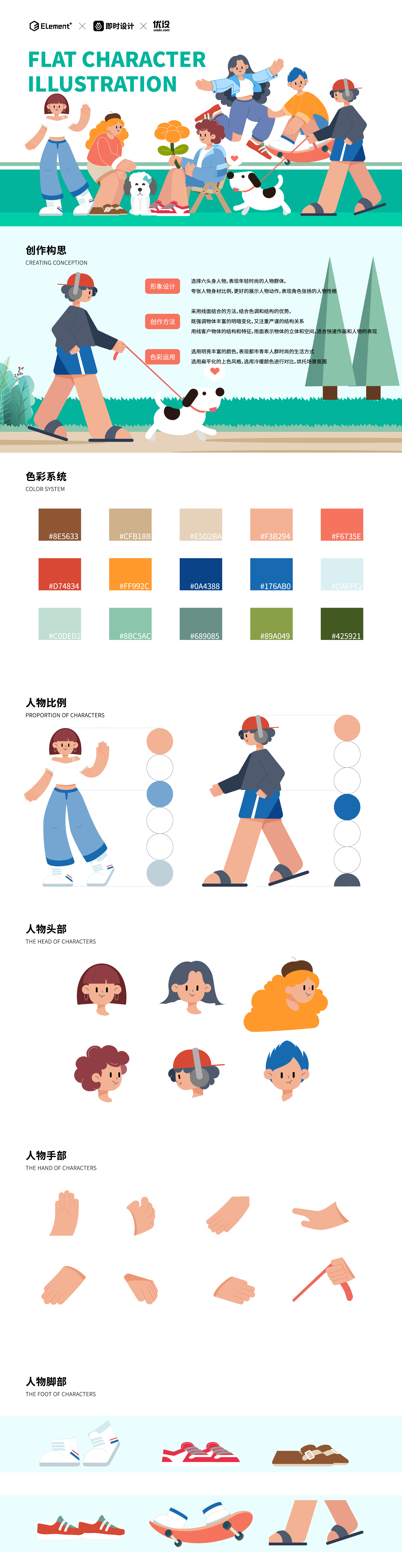 自定主题｜Flat Character