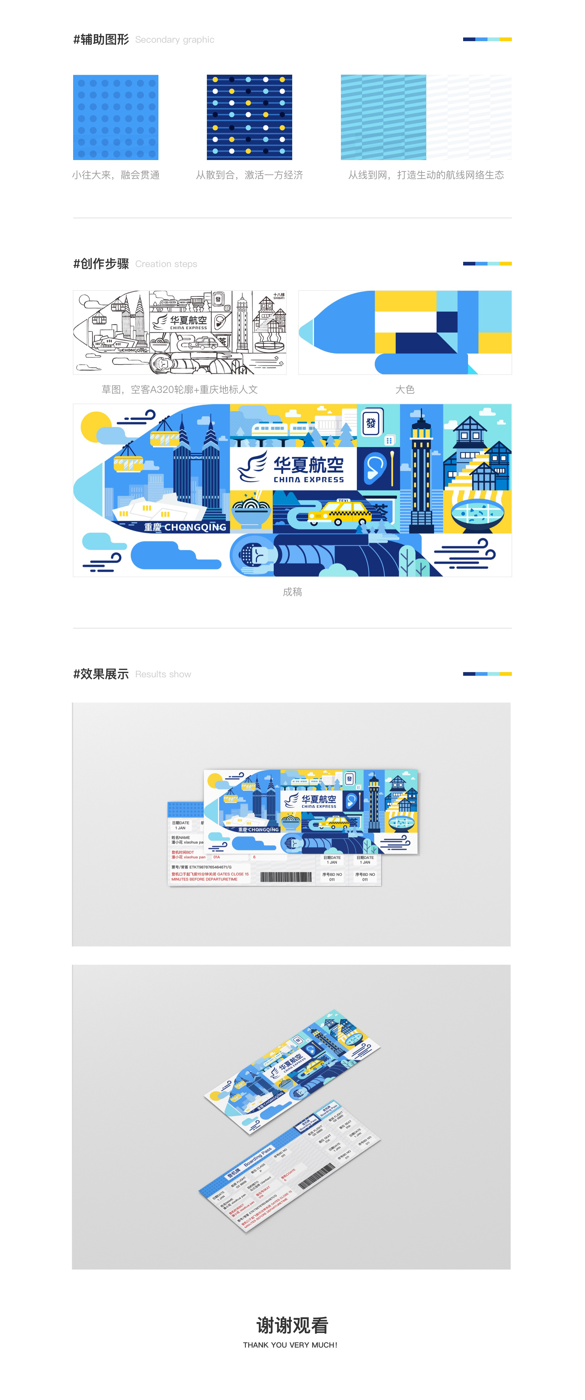 小往大来 融会贯通｜城市主题机票设计