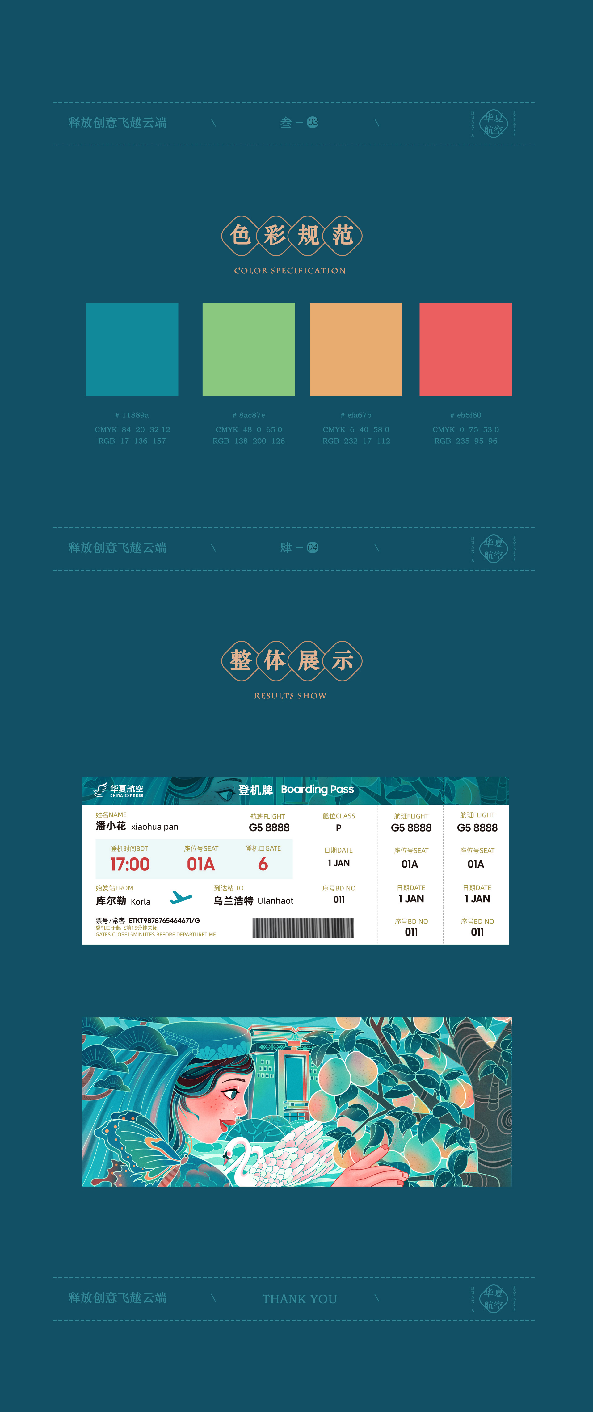 库尔勒｜城市主题机票设计