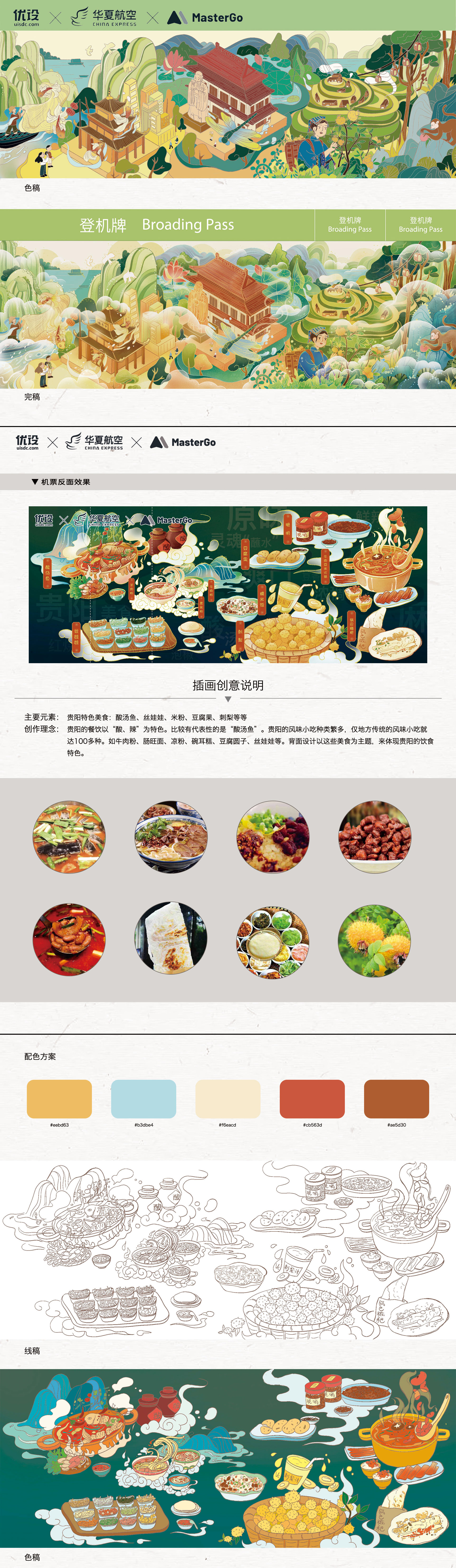 贵阳｜城市主题机票设计