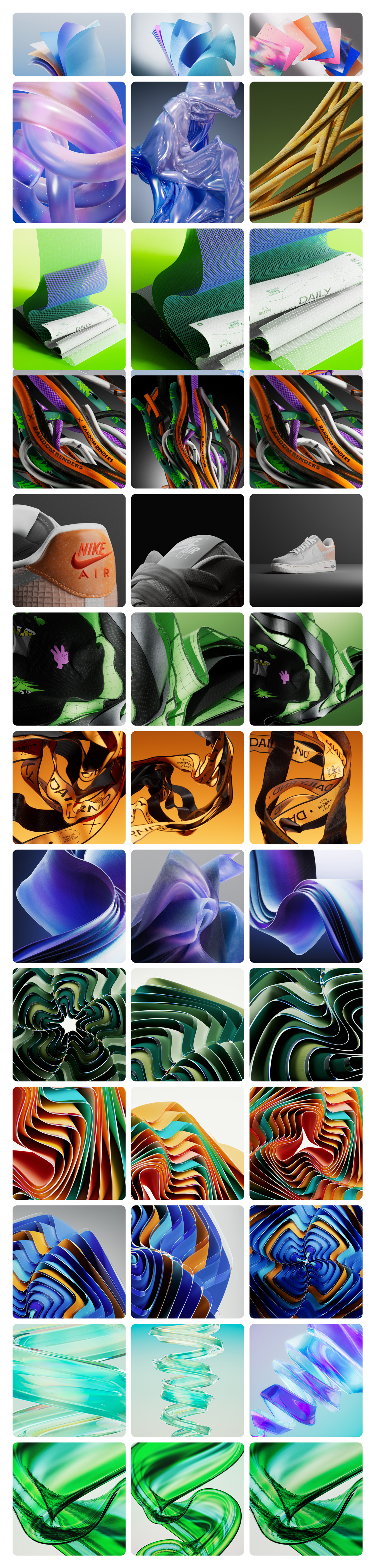 2022 Random Renders 日练 – 三维渲染