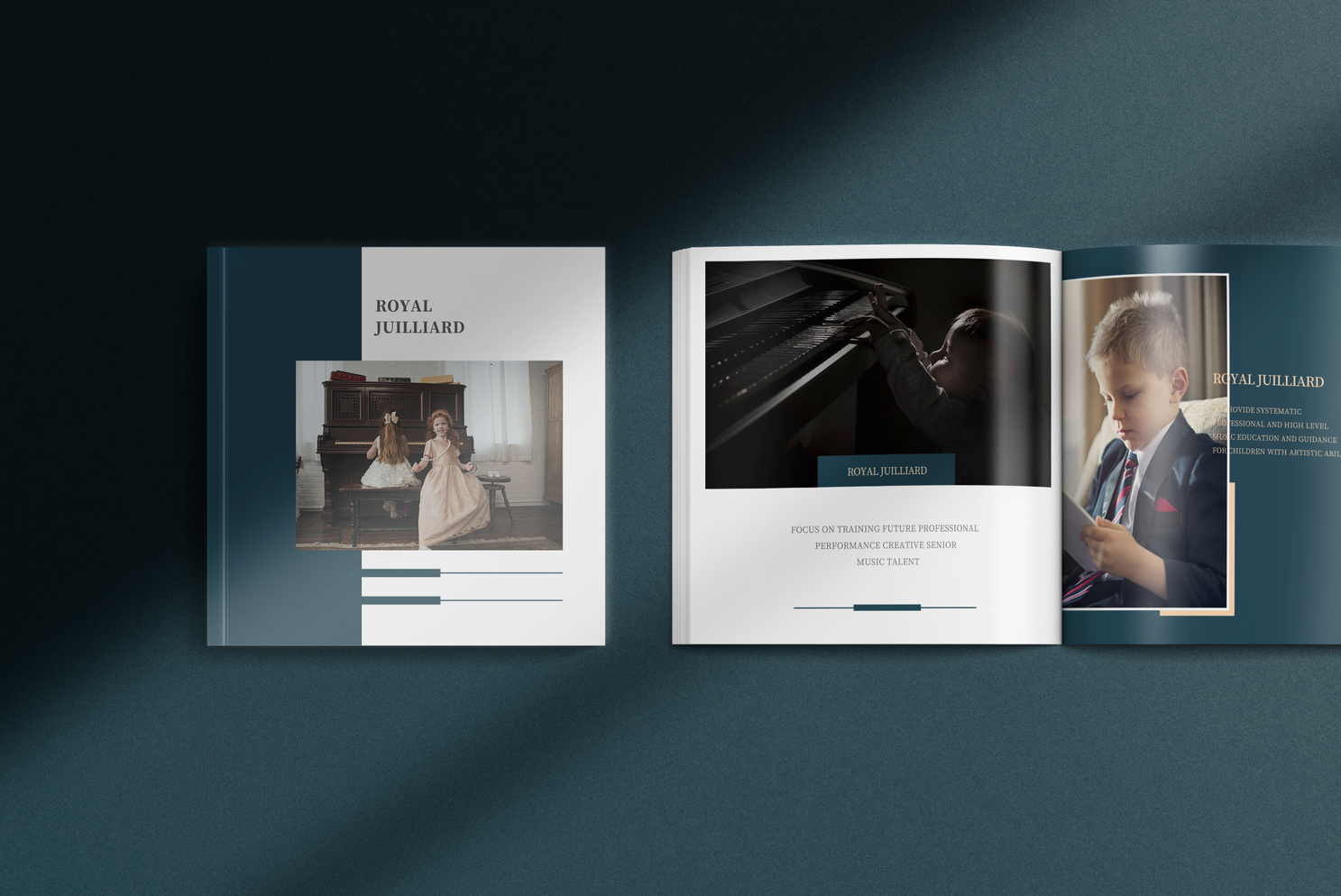 茱莉亚钢琴教育品牌设计 – 平面设计