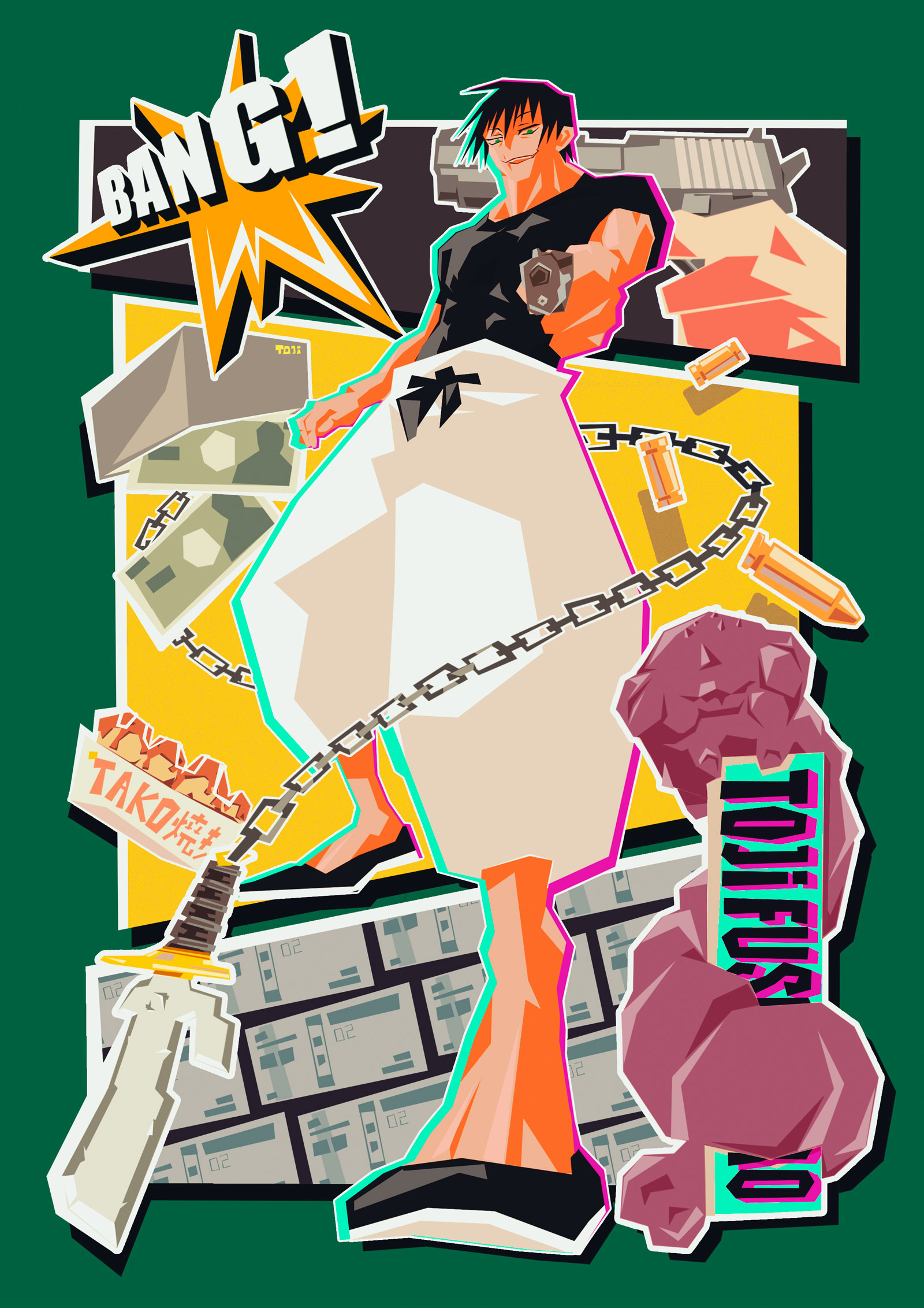 “捕获”同人插画