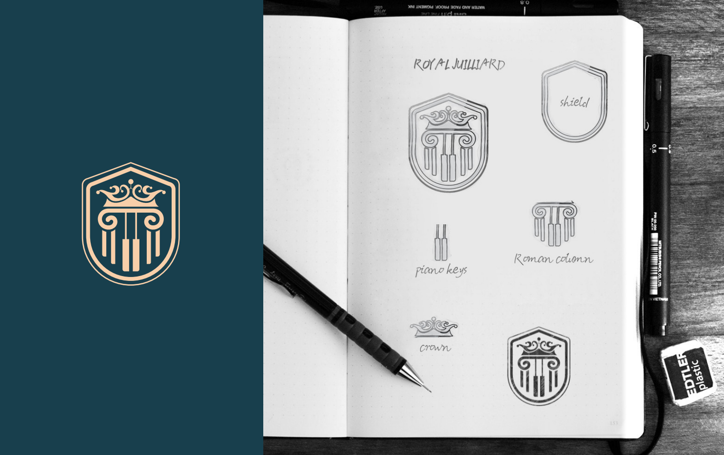 茱莉亚钢琴教育品牌设计 – 平面设计